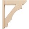 Ekena Millwork 8-in W x 32-in D x 38-in H Balboa Slat Rough Cedar Woodgrain TimberThane Outlooker, Primed Tan OUTUR080X32X38BOA24RCPR - alternate 6